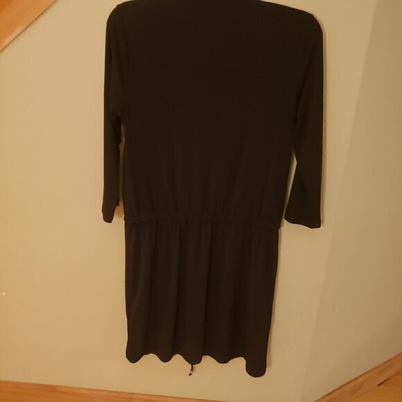 NWOT Michael Kors Black Drawstring Waist Dress Size Small - Picture 5 of 13